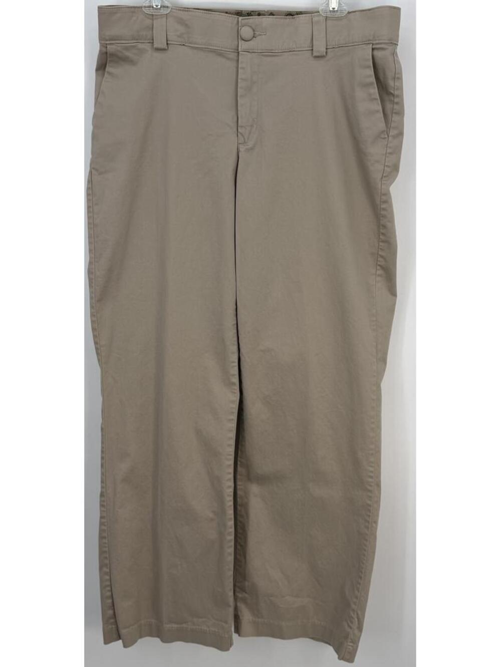 Lee Khaki Cotton Spandex Pants waist 35Stretch Casual Workwear